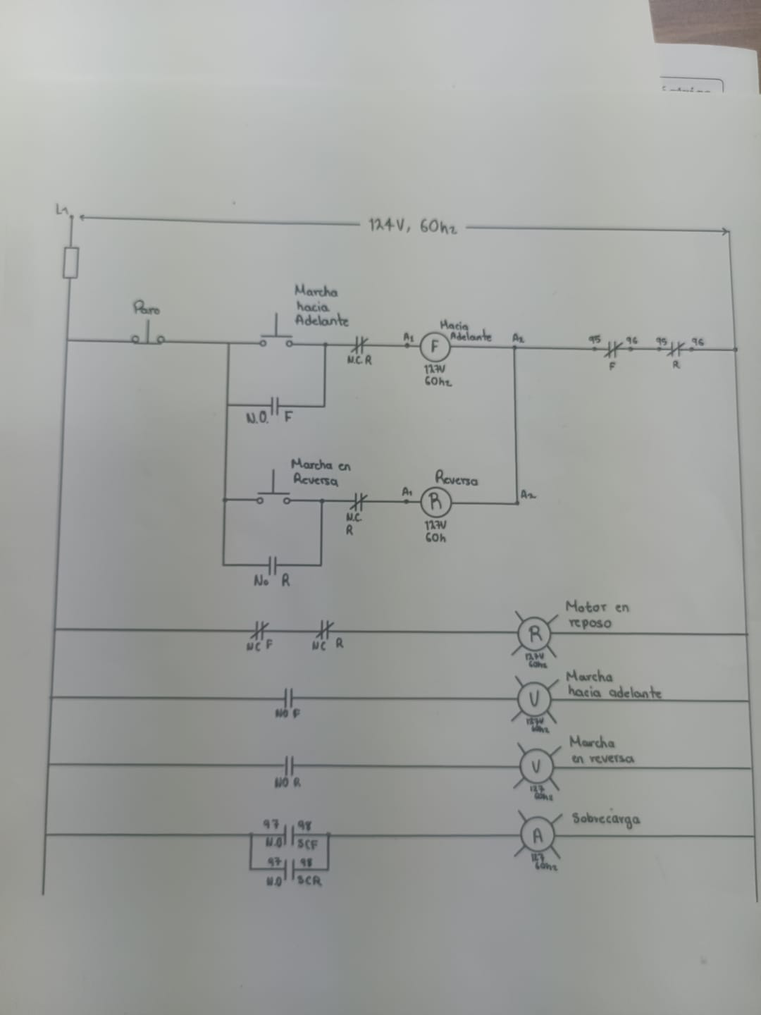 Diagrama Control Reversible — original